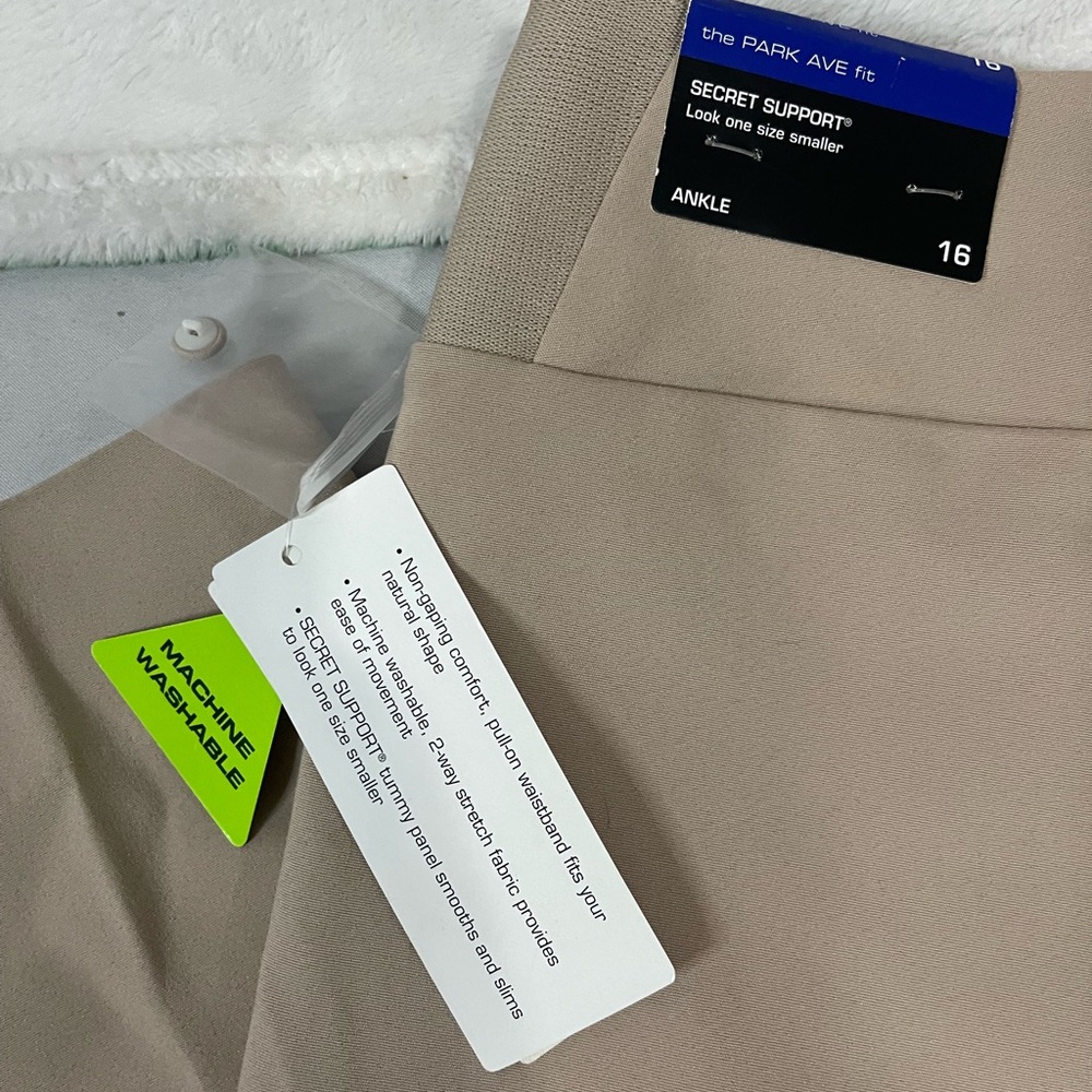 Investments Khaki Ankle Pants
